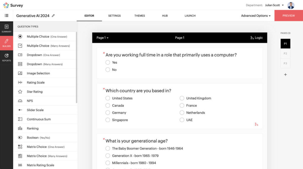 Free Surveys: Power Up Marketing in 2025 & Beyond! 1 Survey